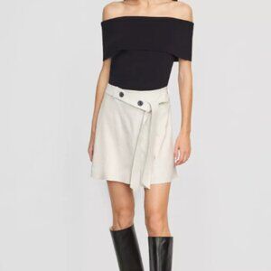 Modern citizen wrap skirt